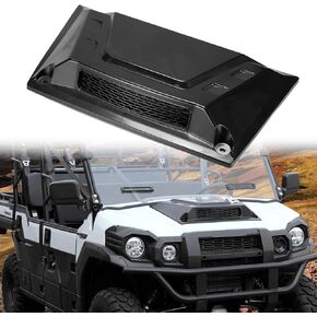HAKA TOUGH Sport Hood Scoop for Kawasaki Mule Pro Accessories 2015-2024, Front Turbo Hood Scoop with Grill Vents for Kawasaki Mule Pro FXT FX DXT DX Accessories 15-24