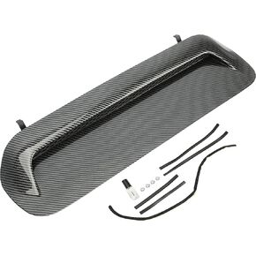 ECOTRIC Front Upper Hood Scoop Compatible with 2010-2022 Toyota 4Runner 2012-2015 Tacoma Sport Hood Air Flow Scoop Bulge Insert Kit Upgrade Painted Black