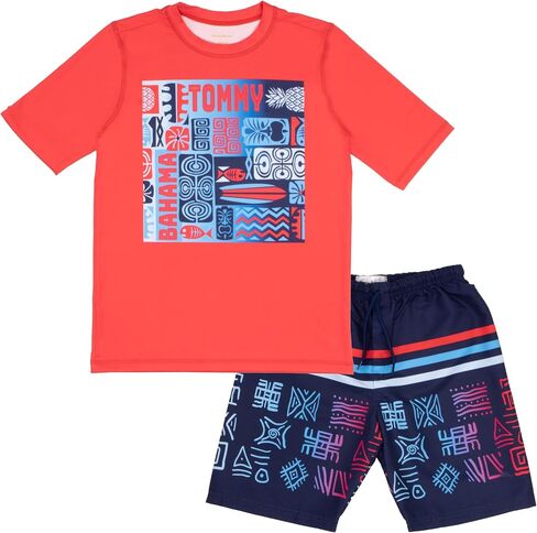 مجموعة ملابس السباحة من Tommy Bahama Boy من قطعتين ، و Guard Guard & Swim Trunks 2-Pack Bundle للأطفال والمراهقين in Saudi Arabia