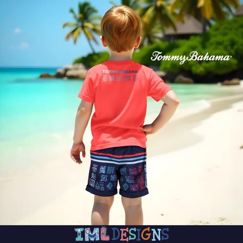 مجموعة ملابس السباحة من Tommy Bahama Boy من قطعتين ، و Guard Guard & Swim Trunks 2-Pack Bundle للأطفال والمراهقين in Saudi Arabia
