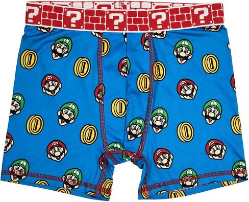 Bioworld Super Mario Brothers 5-Pack of Boys' Character Boxer Briefs in Saudi Arabia
