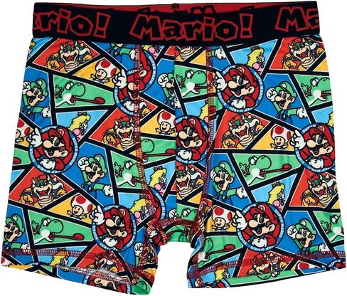 Bioworld Super Mario Brothers 5-Pack of Boys' Character Boxer Briefs in Saudi Arabia