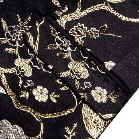Barry.Wang Blazer for Men Paisley Sport Coat Lightweight Suit Jacket Regular Tuxedo Flower Mardi Gras Carnival Gift in Saudi Arabia