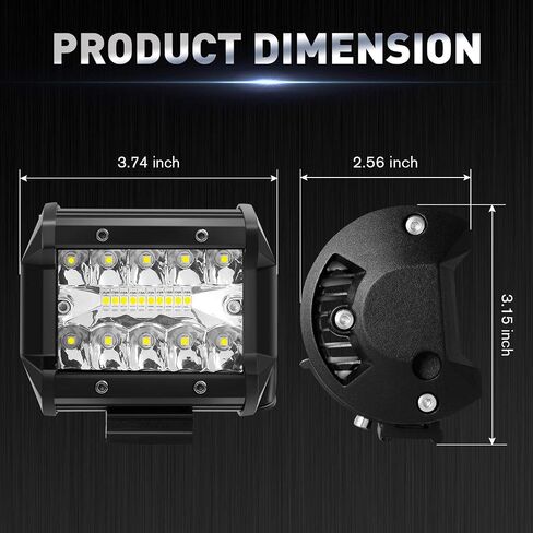 4 بوصة 120W LED LED BAR in Kuwait