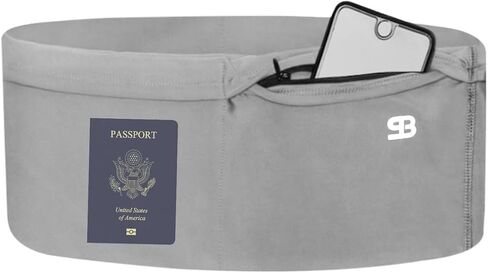 StashBandz Running Belt for Women & Men – Money Belt with 4 Large Secure Pockets (1 Zippered) | Fanny Pack & Phone Holder for Running, Travel, Hiking, and Workouts in Saudi Arabia