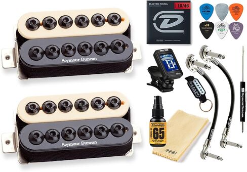 Seymour Duncan Invader SH-8n / SH-8b High Output Humbucker Pickup Set with Tonebird Bundle (Black) in Saudi Arabia