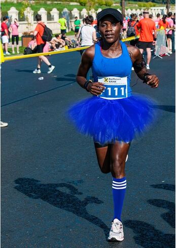 Zhanmai Tutu Skirt 5 Layered Tulle Tutu Skirt Princes Runners Costumes Tube Socks for Women Adult in Saudi Arabia
