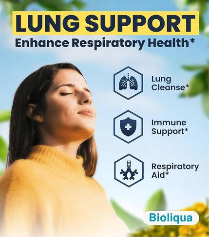 Bioliqua Mullein Drops for Lungs - High Strength of 150,000mg per 4fl oz Tincture - 120 Servings at 1,250mg per Dose - Lung Detox & Bronchial Cleanse - Coconut Flavour in Saudi Arabia
