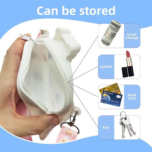 Cartoon Crossbody Shoulder Bag Mini Kawaii Anime Cute Toy Bag Accessories Coin Purse For Girls Women Teen in Saudi Arabia