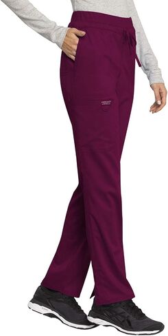 Cherokee Scrub Pants for Women Mid Rise Tapered Leg Drawstring Bottom WW105 in Saudi Arabia