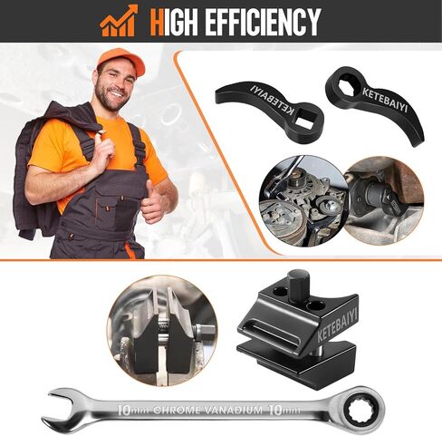 New upgraded lower control arm pry tool, suspension removal, pry bar wrench adapter head, casing removal and pry bar adapter tool set designed for use with 1/2" drive extension breaker bars (Style A) in Saudi Arabia