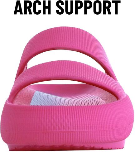 shevalues Orthopedic Slide Sandals for Women Arch Support Plantar Fasciitis | Soft Recovery Non-slip Slippers, Summer Lightweight Waterproof Cloud Slides in Saudi Arabia