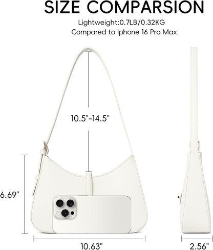 CLUCI Shoulder Bag for Women, Purses for Women, Handbag Hobo Bags Vegan Leather Crossbody Purse with Adjustable Strap in Saudi Arabia