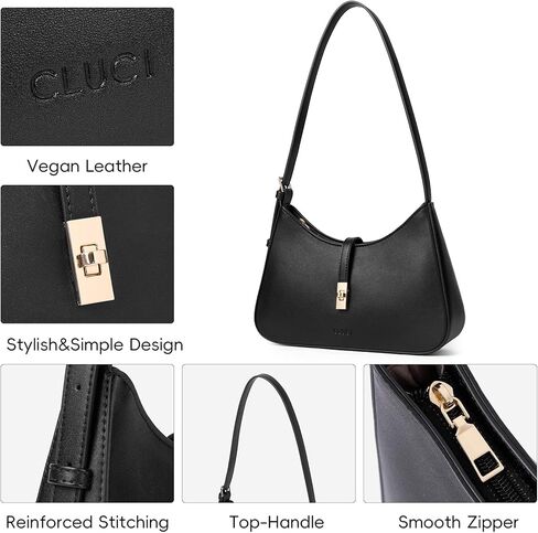 CLUCI Shoulder Bag for Women, Purses for Women, Handbag Hobo Bags Vegan Leather Crossbody Purse with Adjustable Strap in Saudi Arabia