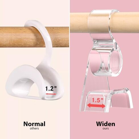 Purse Hanger for Closet 6Pcs New Luxury Acrylic Purse Bag Hanger Closet, Handbag Organizer Hooks for Hanging Bags & Purses, Protecting Bag Shape & Organizing Space (Clear) in Kuwait