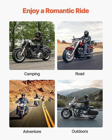 VEVOR Motorcycle Backrest Sissy Bar, Compatible With Harley-Davidson Touring Street Glide Road Glide Road King, 16 inch Height Detachable Passenger Backrest, For Motorcycles, Black in Saudi Arabia