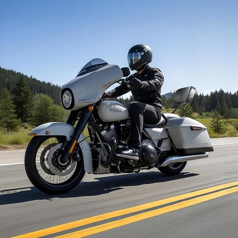 VEVOR Motorcycle Backrest Sissy Bar, Compatible With Harley-Davidson Touring Street Glide Road Glide Road King, 16 inch Height Detachable Passenger Backrest, For Motorcycles, Black in Saudi Arabia