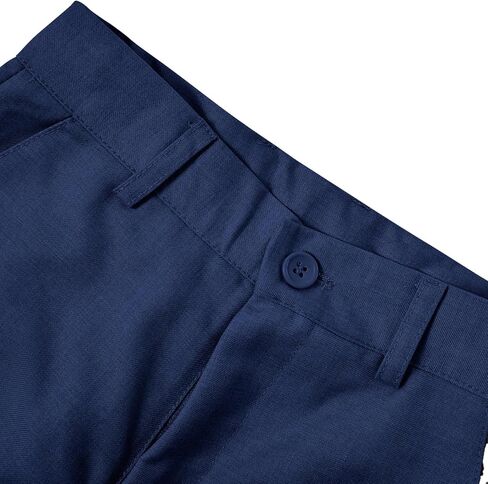 بنطلون لباس الأولاد للأطفال السراويل الموحدة الموحدة مع الخصر القابل للتعديل in Kuwait