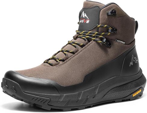 Nortiv 8 Men's Mid's Mid Waterproof Boots Outdoor Lightweight Breatable Camping Mountaining Shoes Hydrotrek in Saudi Arabia