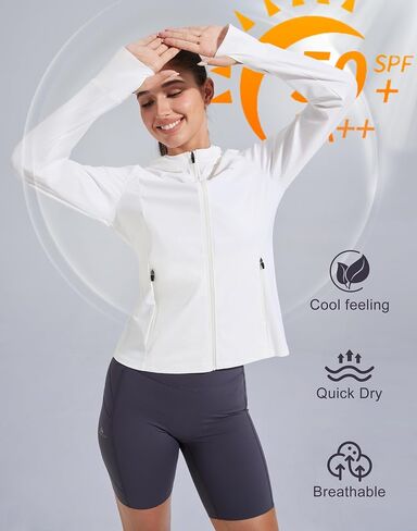 Pioneer Camp Women's UPF 50+ UV Sun Protection Jacket Hooded SPF Cooling Sun Shirt Lightweight Hiking Fishing Summer Clothing in Saudi Arabia