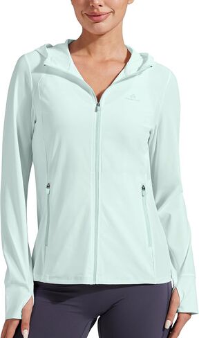 Pioneer Camp Women's UPF 50+ UV Sun Protection Jacket Hooded SPF Cooling Sun Shirt Lightweight Hiking Fishing Summer Clothing in Saudi Arabia