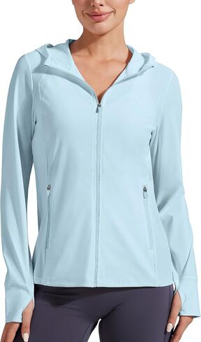 Pioneer Camp Women's UPF 50+ UV Sun Protection Jacket Hooded SPF Cooling Sun Shirt Lightweight Hiking Fishing Summer Clothing in Saudi Arabia