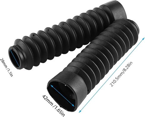 Motorcycle Front Fork Covers, 210 x 42 mm Fork Gaiters Gator Boot Shock Covers Wrap Boots Gator Guard Protector for Most Dirt Pit Bike Blue in Kuwait