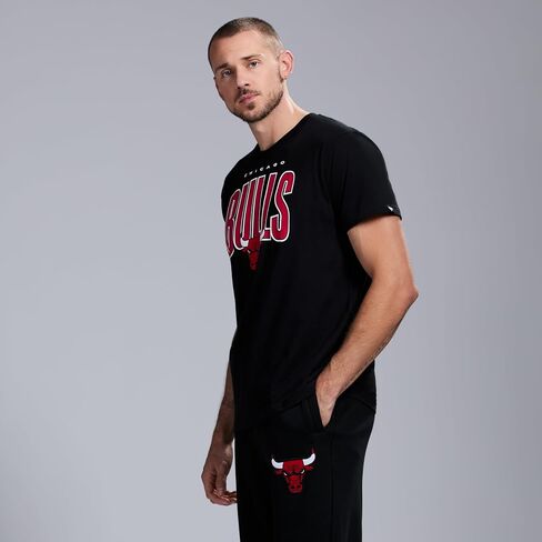 Men's X NBA Officially Licensed Graphic Short Sleeve Lightweight Classic Crew Neck Cotton T-Shirt in Kuwait