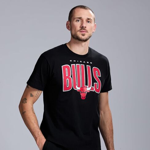 Men's X NBA Officially Licensed Graphic Short Sleeve Lightweight Classic Crew Neck Cotton T-Shirt in Kuwait