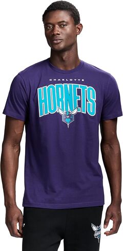 Men's X NBA Officially Licensed Graphic Short Sleeve Lightweight Classic Crew Neck Cotton T-Shirt in Kuwait