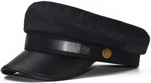 Classic Yacht Captain Sailor Hat for Women Newsboy Cabbie Baker Boy Peaked Beret Cap (S-M) in Kuwait