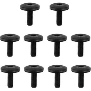 ECSiNG 10Pcs Car Front Panel Engine Compartment Headlight Bolts Screws Inner Flower T30 M6x17 OE07146959923 Compatible with BMW 1 Series 3 Series 57 Series