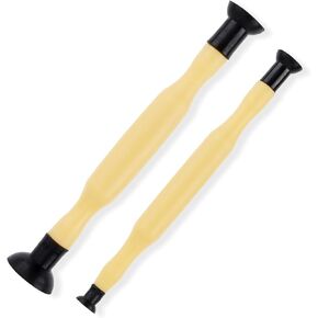 2pcs صمام الأدوات اللفات ، أداة طحن صمام متينة بحجم مع كوب شفط وأدوات ضاغط صمام الربيع المريحة.