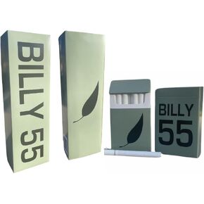 AMERICAN BILLY -REGULAR Carton Green Tea Herbal Cigarettes (REGULAR Flavor) (Sold by the Carton) -Non Tobacco - Non Nicotine Cigarette Alternatives