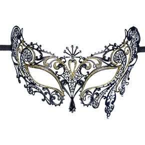 قناع Rhinestonemasquerade للنساء - قناع البندقية العتيقة 2025 Mardi Gras Face ملحق للمرأة in Kuwait