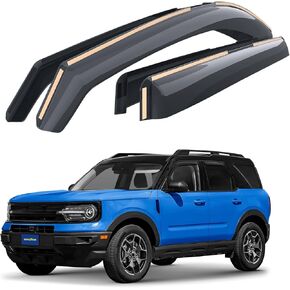Goodyear Shatterproof in-Channel Window Deflectors for Trucks Dodge RAM 2500 3500 2019-2025 Crew Cab, Rain Guards, Window Visors for Cars, Vent Deflector, Truck Accessories, 4 pcs- GY003404LPv