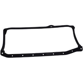 SBC Black Oil Pan Gasket Steel Core Rubber Replacement Compatible for 305 350 Small Block Chevy 86-95