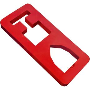 T Post Puller Plate Heavy Duty T Post Post Puller Accessories for Farm Garden (Red)