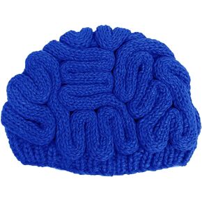 Knitted Crochet Men Women's Novelty Brain Beanies Knit Hats Unique Halloween Thinking Cap in Kuwait