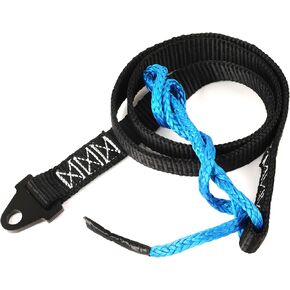 64in Plow Strap for ATV UTV Winch, Heavy Duty Snow Plow Lift Strap, 3500lb High Tensile Strength Winch Snow Plow Strap for Use with Standard or Wide Winches