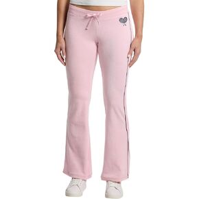 Juicy Couture Women's Heritage Low Rise Track Pants with Side Stripe