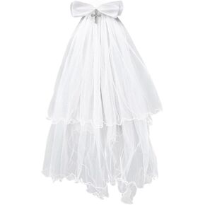 أول ملحقات أزياء Complenion Veil Bow Veil Compleion