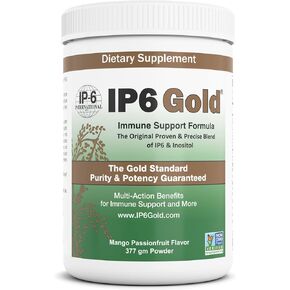 مسحوق الذهب IP-6 مع نكهة شغف مانجو محسنة ، 60 حصص