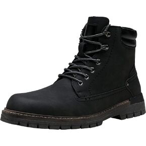 Jousen Mens Boots Fashion Casual Boot Hiking Zipper Chukka Boots for Men