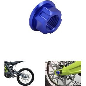 M12x1.25 Rear Fork Axle Nut for Surron,Rear Wheel Axle Nuts Screws for Dirt Bike Sur Ron Light Bee S/Light Bee X/Talaria Sting L1E/X160/X260 - Black