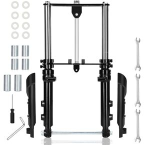 Mini Bike Suspension Kit,Mini Bike Front Suspension Fork for Mega,Coleman and Many Others-Great Upgrade for Most Mini Bikes,Small Motorcycle Shock Absorber Fork Frame Upgrade Kit