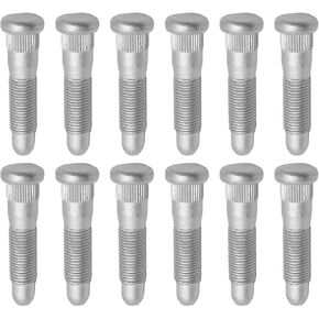 12 Pcs M14x1.5 Front or Rear Wheel Lug Stud Replacement for Chevrolet Silverado Tahoe Express GMC Sierra Yukon Cadillac Hummer 10-428, 11588810, 15037207, 15112380, 15718996