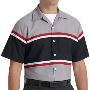 Red Kap Men's Industrial Work Shirt, Regular Fit, Short Sleeve