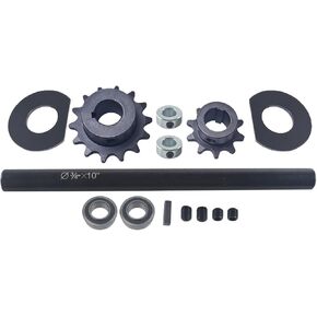 Jackshaft Go Kart Minibike Complete Jackshaft Kit 3/4" X 10" 40/41/420 Chain