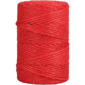 Vivifying Garden Twine, 328 Feet 3mm Green Plant Ties, Strong Jute Twine String for Climbing Plants, Tomatoes, Crafts and Decoration
